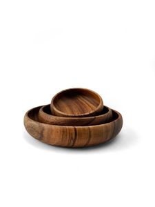 Ensemble de bols en porcelaine Grain Glow, faits à la main, design minimaliste écologique, pour servir les aliments lors de mariages, non revêtus - Product Image 1