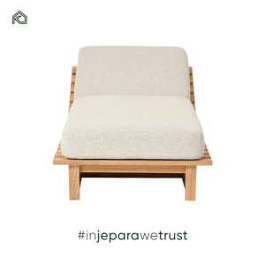 Tumbona de Madera de Teca de Primera Calidad, Plegable, Portátil, Muebles de Exterior, Resistente al Agua, a la Intemperie, Duradera, Ecológica, con Protección UV, para Villa - Product Image 6