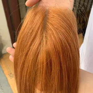 Carrot color Closures Straight Hair Centre Parting Vietnamese Hair | High quanlity | Nice color