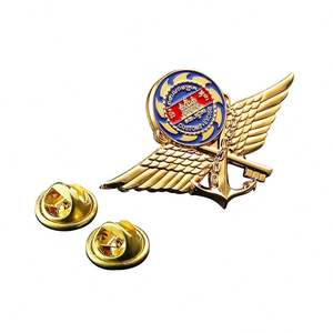 custom design Souvenir Customizable Modern Fashion Metal <b>Badge</b> Zinc Alloy Soft Enamel <b>Pin</b> Gold-Plated for Logo Souvenir Gift - Product Image 2