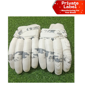 Gants de cricket à ajustement anatomique avec protection des doigts, confortables pour le battement, avec panneaux latéraux en maille respirante, rapides - Product Image 1