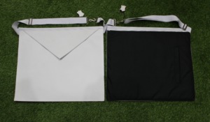 Delantales Masónicos - Delantal de Aprendiz Entrante - Delantal de Candidato Masónico Básico - Product Image 2