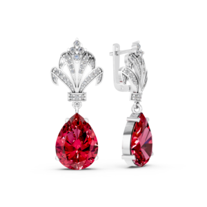 Pendientes de Plata 925 con Diamantes de Laboratorio para Mujer, Certificados por IGI, RJC, ODM, OEM, Fabricante Ético, Venta al Por Mayor EA502271 - Product Image 4