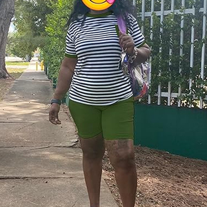 Conjunto de Camiseta Holgada y Pantalones Cortos de Ciclismo para Mujer, Atuendo Casual de Dos Piezas para Verano - Product Image 4