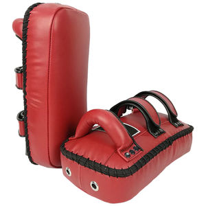 แผ่นรองเตะมวยไทย PVC แบบกำหนดเอง ทนทาน สำหรับฝึกซ้อมชกมวย ปรับสายรัดแขนได้ แข็งแรง - Product Image 3