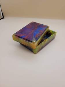 Caja de Joyería Moderna de Resina Colorida para Almacenamiento en la Sala de Estar - Product Image 3