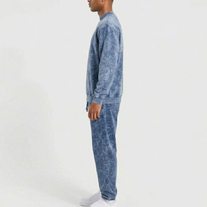 Conjunto Deportivo para Hombre con Efecto Desgastado, Sudadera y Pantalones de Corte Moderno, Tela Suave para Uso Casual, Gimnasio, Entrenamiento y Comodidad Diaria - Product Image 6