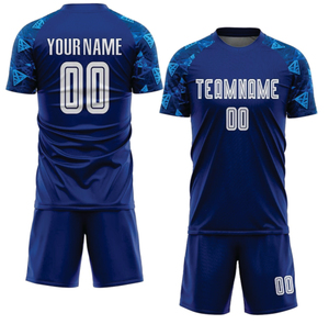 Conjunto de Entrenamiento de Fútbol Personalizado, Camisetas de Fútbol Unisex de Manga Corta, Uniformes de Fútbol de Alta Calidad 100% Poliéster - Product Image 6