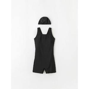 Maillot de bain de style coréen OZKIZ O3AM07, motif uni, vêtements pour filles de 2 à 6 ans, mode estivale pour enfants, vente en gros - Product Image 1