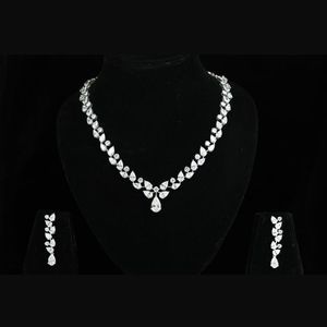 Moissanite <b>Necklace</b> Hip-Hop Tennis <b>Solid</b> 925 Sterling <b>Silver</b> With GRA D Color for Woman Men Party Anniversary Wedding Jewelry - Product Image 1