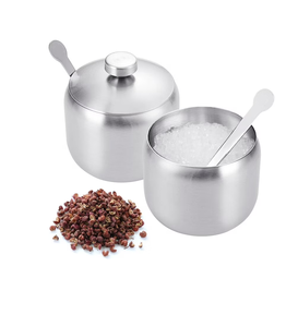 Stainless Steel Sugar And Herb Bowl Storage Salt <b>Spice</b> <b>Jar</b> Pot Seasoning Pot Kitchenware Bowl For <b>Spices</b> - Product Image 1