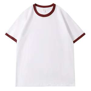 T-shirt en coton pour homme 210 g/m² blanc uni, fournisseur OMMIZ, avec t-shirts en coton fileté pour t-shirt en coton doux uni - Product Image 2