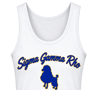 Camiseta sin mangas Sigma Gamma Rho para mujer, personalizada con letras griegas de hermandad, sin mangas, informal, deportiva, para entrenamiento, ropa de moda - Product Image 3