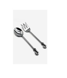 Cuillère et fourchette à salade en métal, résistantes à la rouille, de qualité alimentaire, durables, pour la restauration en plein air, les pique-niques et les fêtes - Product Image 2