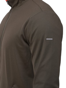 Vestes en nylon et élasthanne personnalisées avec logo OEM, col montant, fermeture éclair bidirectionnelle, ourlet élastique, coupe-vent imperméable – Vente en gros - Product Image 6