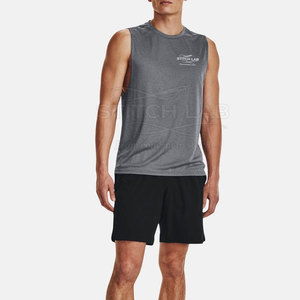Camiseta sin Mangas para Hombre, Precio al por Mayor, 100% Algodón, Tejido Transpirable, Informal, para Verano, Gimnasio y Moda - Product Image 3
