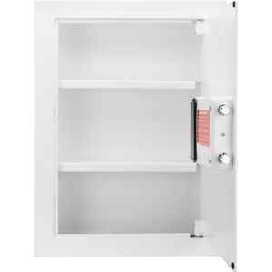 Coffre-fort mural biométrique blanc avec contrôle d'accès - Product Image 2