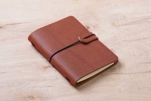 Business Gift Leather Notebook Cover Refillable Journal <b>Case</b> Writing Notebook Holder NBC-0034 - Product Image 5