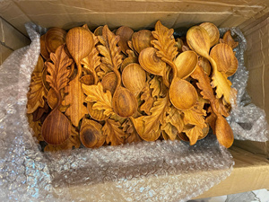 Handcrafted Wooden Spoon Natural Wood Floral Carved Eco Friendly Kitchen Utensil Handmade Tableware - Product Image 4