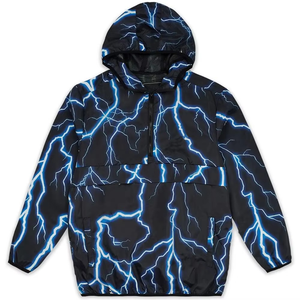 Wholesale Outdoor Unisex Sports Lightweight Waterproof Nylon Polyester Custom Windbreaker Jacket - Product Image 5