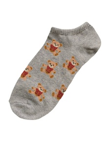 Calcetines de corte bajo de dibujos animados de Jacquard personalizados para mujeres y niñas, calcetín transpirable suave de algodón, uso diario informal, venta al por mayor - Product Image 3