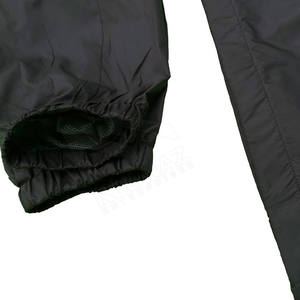 High Quality Custom Logo Men <b>Black</b> Tracksuit Contrast Piping <b>Windbreaker</b> Jacket Two Piece Set Joggers Sports - Product Image 6