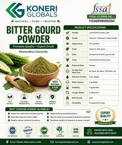 Polvo de Melón Amargo Deshidratado 100% Puro, Secado al Aire Caliente, Rico en Nutrientes Naturales para Suplementos Dietéticos, Ayurvédico, Venta al Por Mayor - Product Image 2