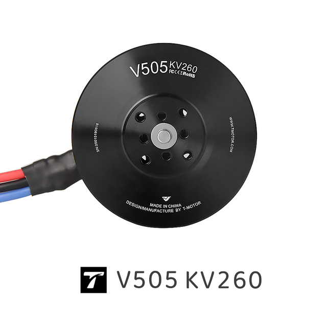 T-MOTOR V505 KV260 12S High Thrust Brushless Motor for VTOL UAV Fixed Wing Drone Aircraft Propulsion System