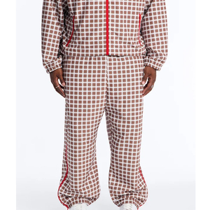 Conjunto Deportivo 2 en 1 de Nailon Estampado, Chaqueta Impermeable y Cortavientos con Cremallera Reflectante Personalizada, Pantalones Deportivos, Conjunto Cortavientos para Correr - Product Image 4