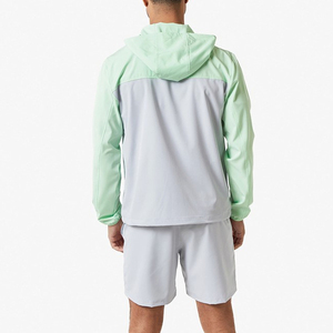 Best Selling Latest Arrival New Design Anti-wrinkle OEM Service Windbreaker Short <b>Set</b> Men's Spring Custom Logo Color Nylon - Product Image 6