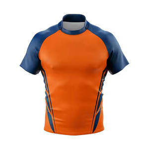 Maillot de rugby personnalisé de qualité supérieure, manches courtes, en polyester, pour hommes et femmes, respirant, durable, pour l'entraînement et les matchs d'équipe - Product Image 4
