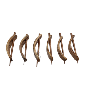 Pinces à cheveux en bois de haute qualité, élégantes, écologiques, à maintien solide, accessoires faits à la main pour femmes et filles, usage quotidien - Product Image 3