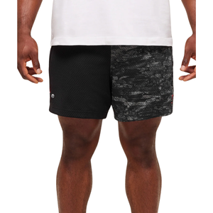 Pantalones Cortos Deportivos de Malla Transpirable para Hombre, 5 Pulgadas, para Gimnasio, Entrenamiento, Color Gris Ceniza - Product Image 1