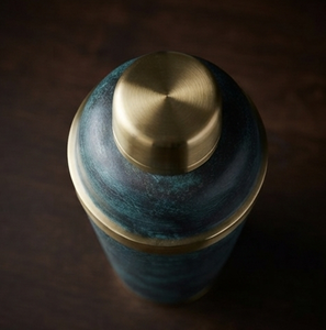 Handmade Patina Cocktail <b>Shaker</b> Barware Supplies Alcohol Wine Cocktail <b>Shaker</b> <b>Bottle</b> - Product Image 3