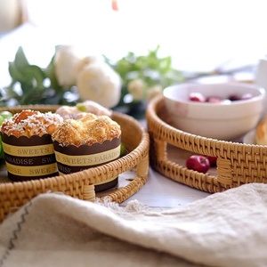 Bandeja de madera de ratán ecológica de gran venta para uso doméstico, cocina, restaurante y hotel - Product Image 4