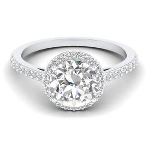 Anillo de Moissanita de 1.97 Quilates con Certificado REYES GRA, Plata de Ley 925, Chapado en Oro Blanco de 14K, Joyería Fina para Compromiso y Boda - Product Image 1