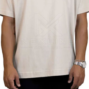 Oversized T Shirts for <b>Men</b> Premium Cotton Drop Shoulder Loose Fit Streetwear Custom Logo Heavyweight Oversized T Shirts - Product Image 6