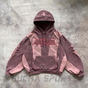 OEM logotipo personalizado Unisex de gran tamaño personalizado 100% algodón pulóver hombres gota hombro térmico sudaderas con capucha y sudaderas - Product Image 5