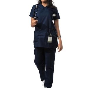 Latest Design <b>Hospital</b> <b>Scrub</b> Uniforms Women Medical Nursing <b>Scrubs</b> Sets Custom Logo Polyester Spandex Jogger Nurse Wear - Product Image 4