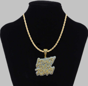 Pendentif unisexe de luxe moderne en moissanite, plaqué rhodium, argent sterling 925, coupe brillante, aspect diamant, bijou de fête, cadeau - Product Image 5