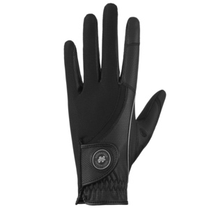 Breathable Horse Riding Gloves <b>Full</b> black s curved design Equestrian Performance Gloves Anti <b>slip</b> Adjustable Summer For Adult - Product Image 3