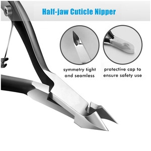 Wholesale Professional <b>Nails</b> <b>Tools</b> Plasma Premium Color Coating Metal Wide Jaw Opening Curved Home <b>Nail</b> Care Beauty Nipper - Product Image 2