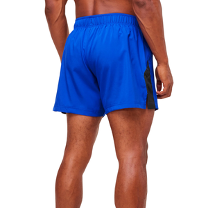 Pantalones Cortos Deportivos para Hombre, Ajustados, de 5 Pulgadas, Ligeros, para Gimnasio, Entrenamiento, Running, Color Azul y Negro - Product Image 2