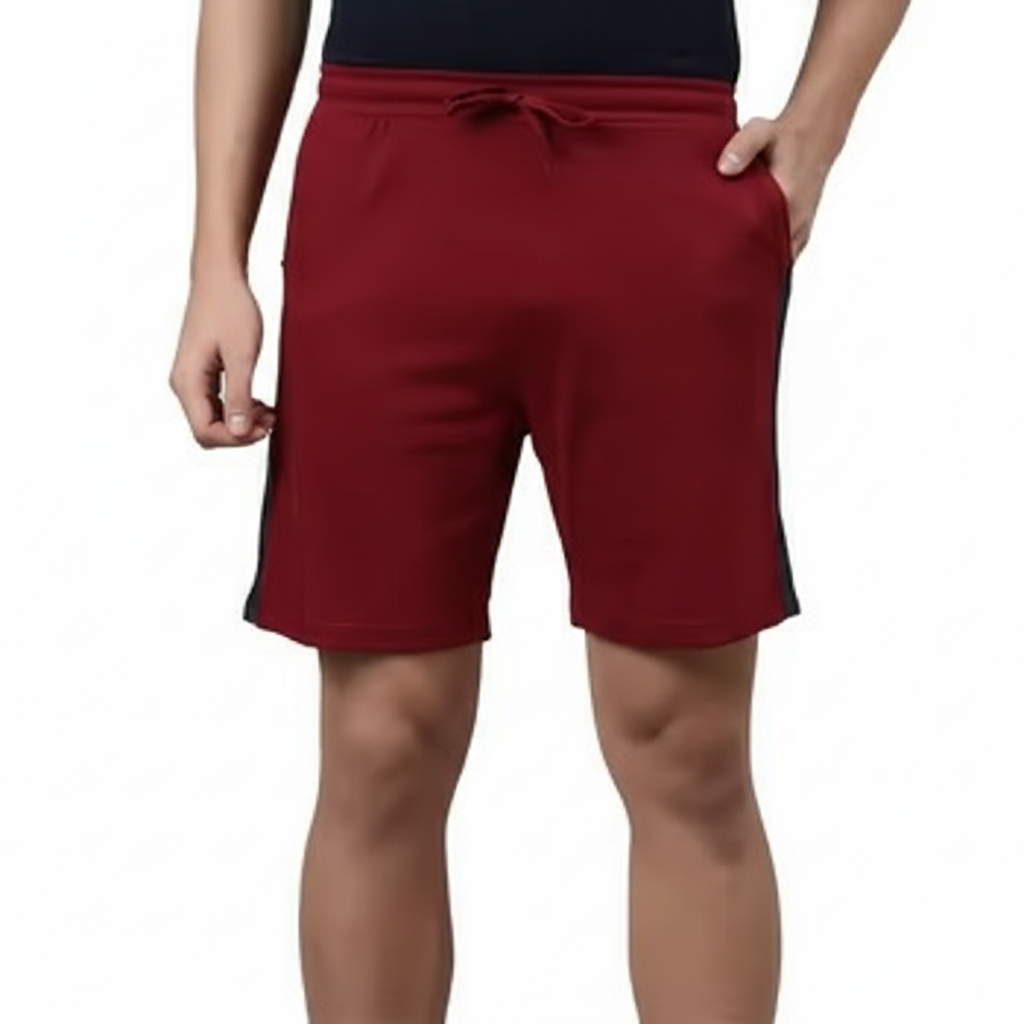 Casual Plus Size Workout Men's Shorts Elastic Waist Breathable Quick Dry High Quality Cotton Fabric Knitted Factory Direct Sale