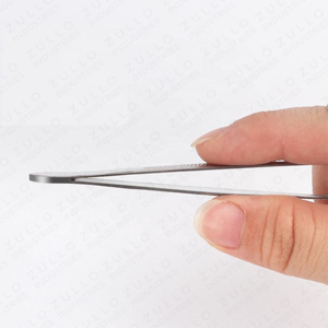 3 Piece Stainless Steel Slanted Eyebrow Tweezers Set Stripe Grip Custom Color Precision Brow Shaping <b>Tool</b> Custom Logo - Product Image 3