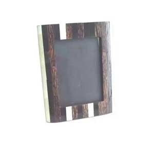 Luxury Handmade Blue <b>White</b> Resin Bone Inlay Photo <b>Frame</b> Decorative Horn Bone Style Picture <b>Frame</b> for Home Office Tabletop - Product Image 1