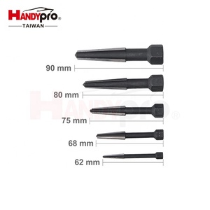 HANDYPRO 5PCS Double Edge Screw Extractor Set SCM 440 Steel Blow Mold for <b>Vehicle</b> Repair <b>Tools</b> - Product Image 3