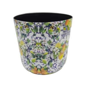 Nouvel Arrivage : Ensemble de 7 Pots de Fleurs Empilables Uniques en Émail, Durables et Écologiques, avec Autocollants Décoratifs pour la Maison et le Jardin - Product Image 1