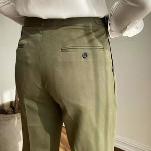Pantalon de costume à carreaux pour homme de haute qualité, style décontracté coréen, coupe Gurkha, vente en gros - Product Image 5