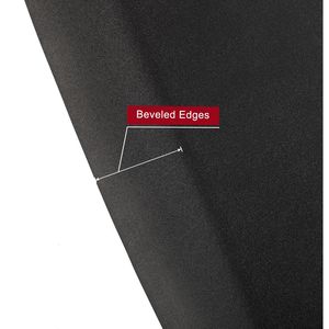 Tappetino Antifatica Nero per Salone di Bellezza 3x 4.5x 1/2 Pollici, Durevole con Esterno Quadrato e Interno Rotondo per Barbieri e Parrucchieri - Product Image 2